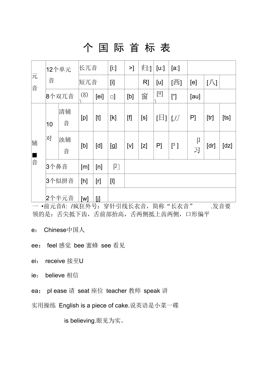最新国际音标表详解，一篇文章带你全面掌握