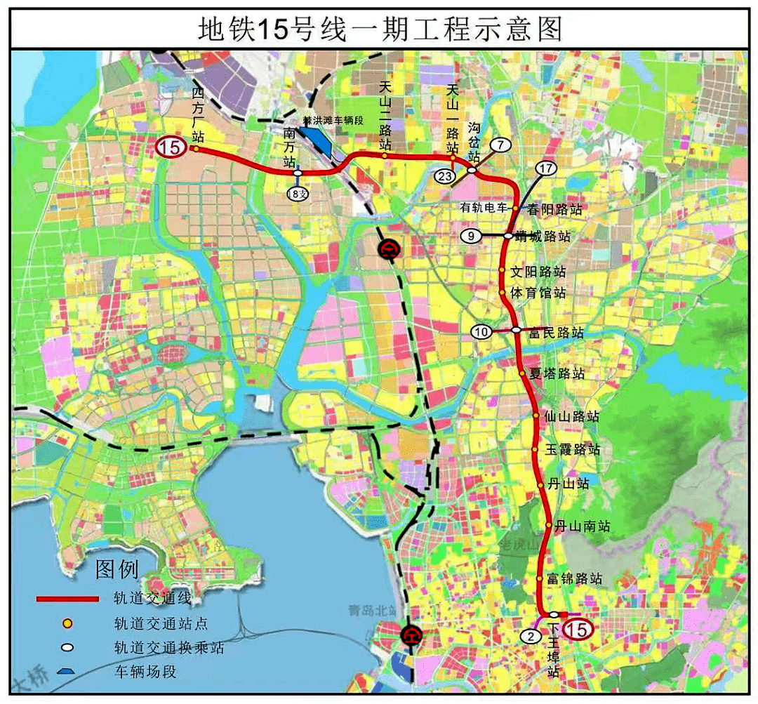 青岛地铁15号线最新线路图揭秘，科技引领，未来轨道交通新篇章